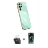 MARSİLYAN™- Galaxy S24 Ultra Kılıf Yankı Serisi - Şeffaf 360 Full Body Arka Koruyucu + Kamera Lens Koruma Cam - SF
