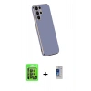 MARSİLYAN™- Galaxy S24 Ultra Kılıf Yankı Serisi - Siyah Durable Full Glue Curved Cam + Raze Metal Kamera Lens - SH
