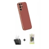 MARSİLYAN™- Galaxy S24 Ultra Kılıf Yankı Serisi - Siyah Joko Magic 5D Hayalet Cam + Kamera Lens Koruma Cam - SF