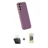 MARSİLYAN™- Galaxy S24 Ultra Kılıf Yankı Serisi - Siyah Joko Magic 5D Hayalet Cam + Kamera Lens Koruma Cam - SF