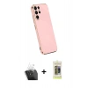 MARSİLYAN™- Galaxy S24 Ultra Kılıf Yankı Serisi - Siyah Joko Magic 5D Hayalet Cam + Kamera Lens Koruma Cam - SF