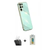 MARSİLYAN™- Galaxy S24 Ultra Kılıf Yankı Serisi - Siyah Polymer Nano Ekran Koruyucu + Kamera Lens Koruma Cam - SF