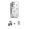 MARSİLYAN™- Galaxy S24 Ultra Kılıf Yörünge Form - Siyah Joko Magic 5D Cam + PVD Metal Kamera Lens - PE