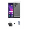 MARSİLYAN™- Galaxy S24 Ultra Kılıf Zirve Doku - Siyah Joko Magic 5D Cam + Kamera Lens Koruma Cam - SF