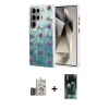MARSİLYAN™- Galaxy S24 Ultra Kılıf Zirve Modern Prime - Şeffaf 360 Full Body Arka Koruyucu + Bilvis Titan Kamera Lens - DNMR