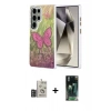 MARSİLYAN™- Galaxy S24 Ultra Kılıf Zirve Modern Prime - Şeffaf 360 Full Body Arka Koruyucu + Bilvis Titan Kamera Lens - DNMR