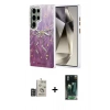 MARSİLYAN™- Galaxy S24 Ultra Kılıf Zirve Modern Prime - Şeffaf 360 Full Body Arka Koruyucu + Bilvis Titan Kamera Lens - DNMR