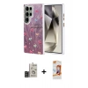 MARSİLYAN™- Galaxy S24 Ultra Kılıf Zirve Modern Prime - Siyah AutoKit 5in1 Fiber Polymer Nano Ekran Koruyucu + Bilvis Titan Kamera Lens - SH
