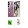 MARSİLYAN™- Galaxy S24 Ultra Kılıf Zirve Modern Prime - Siyah AutoKit 5in1 Fiber Polymer Nano Ekran Koruyucu + Raze Metal Kamera Lens - SI