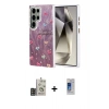 MARSİLYAN™- Galaxy S24 Ultra Kılıf Zirve Modern Prime - Siyah Durable Full Glue Curved Cam + Bilvis Titan Kamera Lens - GD