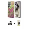 MARSİLYAN™- Galaxy S24 Ultra Kılıf Zirve Modern Prime - Siyah Joko Magic 5D Hayalet Cam + PVD Metal Kamera Lens - DNMR