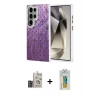 MARSİLYAN™- Galaxy S24 Ultra Kılıf Zirve Modern Prime - Siyah Polymer Nano Ekran Koruyucu + Bilvis Titan Kamera Lens - DNMR