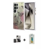 MARSİLYAN™- Galaxy S24 Ultra Kılıf Zirve Modern Prime - Siyah Polymer Nano Ekran Koruyucu + PVD Metal Kamera Lens - DNMR