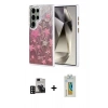 MARSİLYAN™- Galaxy S24 Ultra Kılıf Zirve Modern Prime - Siyah Polymer Nano Ekran Koruyucu + PVD Metal Kamera Lens - DNMR