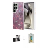 MARSİLYAN™- Galaxy S24 Ultra Kılıf Zirve Modern Prime - Siyah Polymer Nano Ekran Koruyucu + PVD Metal Kamera Lens - DNMR