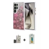 MARSİLYAN™- Galaxy S24 Ultra Kılıf Zirve Modern Prime - Siyah Polymer Nano Ekran Koruyucu + Bilvis Titan Kamera Lens - GD