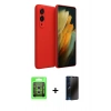 MARSİLYAN™- Galaxy S25 Edge Kılıf Kozmos Yansıma Özel Seri - Siyah 3D Antistatik Hayalet Cam Ekran Koruyucu + Raze Metal Kamera Lens - GS
