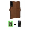 MARSİLYAN™- Galaxy S25 Edge Kılıf Siluet Işık Serisi - Siyah 3D Antistatik Hayalet Cam Ekran Koruyucu + Raze Metal Kamera Lens - GS