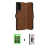 MARSİLYAN™- Galaxy S25 Edge Kılıf Siluet Işık Serisi - Siyah Bilvis 3D Cam Ekran Koruyucu + Raze Metal Kamera Lens - GS