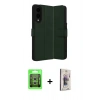 MARSİLYAN™- Galaxy S25 Edge Kılıf Siluet Işık Serisi - Siyah Bilvis 3D Cam Ekran Koruyucu + Raze Metal Kamera Lens - GS