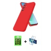 MARSİLYAN™- Galaxy S25 FE Kılıf Ahenk Serisi - Siyah 3D Antistatik Seramik Nano Ekran Koruyucu + Raze Metal Kamera Lens - SH