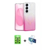 MARSİLYAN™- Galaxy S25 Kılıf Eksen Minimal Özel Seri - Siyah 3D Antistatik Cam Ekran Koruyucu + Raze Metal Kamera Lens - MI