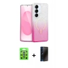 MARSİLYAN™- Galaxy S25 Plus Kılıf Eksen Minimal Özel Seri - Siyah 3D Antistatik Hayalet Cam Ekran Koruyucu + Raze Metal Kamera Lens - MI