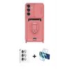 MARSİLYAN™- Galaxy S25 Plus Kılıf Vadi Form Prime - Siyah 3D Antistatik Seramik Nano Ekran Koruyucu + Raze Metal Kamera Lens - GS