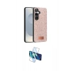 MARSİLYAN™- Galaxy S25 Plus Kılıf Vadi Klasik Serisi - Siyah 3D Antistatik Seramik Nano Ekran Koruyucu
