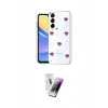 MARSİLYAN™- Galaxy S25 Plus Kılıf Yörünge Form - Şeffaf Pasifik Cam Ekran Koruyucu