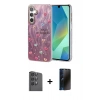 MARSİLYAN™- Galaxy S25 Plus Kılıf Zirve Modern Prime - Siyah 3D Antistatik Hayalet Cam Ekran Koruyucu + Raze Metal Kamera Lens - SH