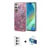 MARSİLYAN™- Galaxy S25 Plus Kılıf Zirve Modern Prime - Siyah 3D Antistatik Seramik Nano Ekran Koruyucu + Raze Metal Kamera Lens - GS