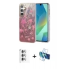 MARSİLYAN™- Galaxy S25 Plus Kılıf Zirve Modern Prime - Siyah 3D Antistatik Seramik Nano Ekran Koruyucu + Raze Metal Kamera Lens - GS