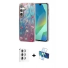MARSİLYAN™- Galaxy S25 Plus Kılıf Zirve Modern Prime - Siyah 3D Antistatik Seramik Nano Ekran Koruyucu + Raze Metal Kamera Lens - GS