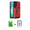 MARSİLYAN™- Galaxy S25 Ultra Kılıf Ahenk Klasik - Şeffaf Polymer Nano Ekran Koruyucu + Raze Metal Kamera Lens - NLGY