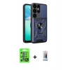 MARSİLYAN™- Galaxy S25 Ultra Kılıf Ahenk Klasik - Siyah Joko Magic 5D Cam + Raze Metal Kamera Lens - MI