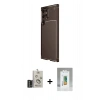 MARSİLYAN™- Galaxy S25 Ultra Kılıf Eksen Form Prime - Şeffaf Polymer Nano Ekran Koruyucu + Bilvis Titan Kamera Lens - SH