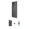 MARSİLYAN™- Galaxy S25 Ultra Kılıf Eksen Form Prime - Siyah Joko Magic 5D Cam + Bilvis Titan Kamera Lens - LT