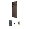 MARSİLYAN™- Galaxy S25 Ultra Kılıf Eksen Form Prime - Siyah Joko Magic 5D Hayalet Cam + Bilvis Titan Kamera Lens - LT