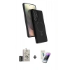 MARSİLYAN™- Galaxy S25 Ultra Kılıf İz Işık Koleksiyonu - Şeffaf Pasifik Cam Ekran Koruyucu + Bilvis Titan Kamera Lens - SH
