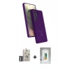 MARSİLYAN™- Galaxy S25 Ultra Kılıf İz Işık Koleksiyonu - Şeffaf Polymer Nano Ekran Koruyucu + Bilvis Titan Kamera Lens - GS
