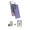 MARSİLYAN™- Galaxy S25 Ultra Kılıf İz Işık Koleksiyonu - Şeffaf Polymer Nano Ekran Koruyucu + Bilvis Titan Kamera Lens - GS