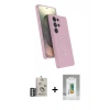 MARSİLYAN™- Galaxy S25 Ultra Kılıf İz Işık Koleksiyonu - Şeffaf Polymer Nano Ekran Koruyucu + Bilvis Titan Kamera Lens - GS