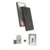 MARSİLYAN™- Galaxy S25 Ultra Kılıf İz Işık Koleksiyonu - Şeffaf Polymer Nano Ekran Koruyucu + Bilvis Titan Kamera Lens - GS