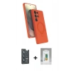 MARSİLYAN™- Galaxy S25 Ultra Kılıf İz Işık Koleksiyonu - Şeffaf Polymer Nano Ekran Koruyucu + Bilvis Titan Kamera Lens - LT