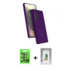 MARSİLYAN™- Galaxy S25 Ultra Kılıf İz Işık Koleksiyonu - Şeffaf Polymer Nano Ekran Koruyucu + Raze Metal Kamera Lens - NLGY
