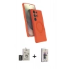 MARSİLYAN™- Galaxy S25 Ultra Kılıf İz Işık Koleksiyonu - Siyah Bilvis 3D Cam Ekran Koruyucu + Bilvis Titan Kamera Lens - SH