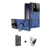 MARSİLYAN™- Galaxy S25 Ultra Kılıf Kıvılcım Modern Serisi - Şeffaf Pasifik Cam Ekran Koruyucu + Bilvis Titan Kamera Lens - LT