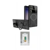 MARSİLYAN™- Galaxy S25 Ultra Kılıf Kıvılcım Modern Serisi - Şeffaf Polymer Nano Ekran Koruyucu