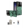 MARSİLYAN™- Galaxy S25 Ultra Kılıf Kıvılcım Modern Serisi - Siyah Joko Magic 5D Cam + Bilvis Titan Kamera Lens - GS